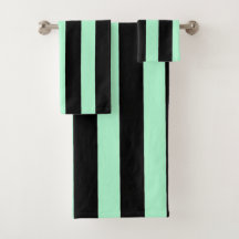 Preto e verde-mint