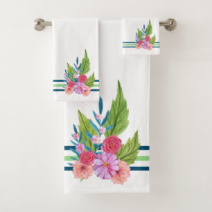 Conjunto De Toalhas Primavera floral