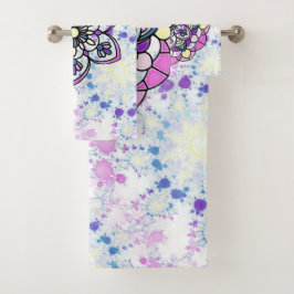 Conjunto De Toalhas Primavera Mandala Towel