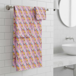 Conjunto De Toalhas Princesa Bath Towel Set