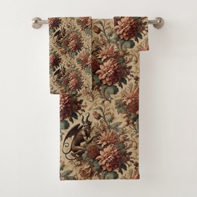 Conjunto De Toalhas Príncipe das Brincadeiras - Vitoriano Gótico (Insitu)