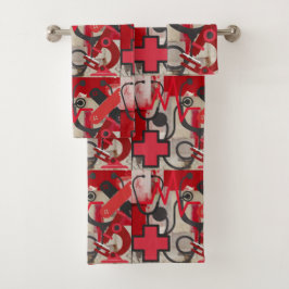 Conjunto De Toalhas Profissão Médica