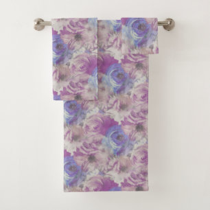 Conjunto De Toalhas Projeto floral do vintage