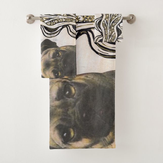 Conjunto De Toalhas Pug (Insitu)