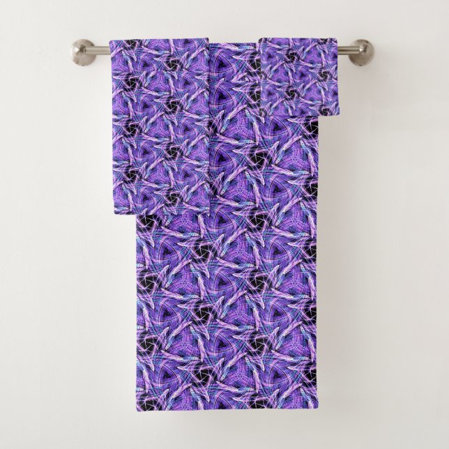 Conjunto De Toalhas Pulso Violeta (Insitu)