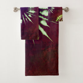Conjunto De Toalhas Purple Tie Dye Towel