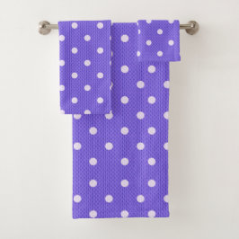 Conjunto De Toalhas Púrpura Dotty Delight