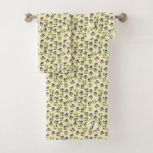 Púrpura rosa bonito e Panteras amarelas