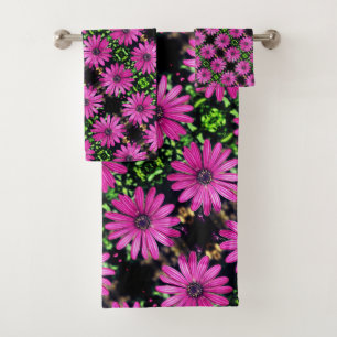 Conjunto De Toalhas Púrpura solteiro Púrpura Flor Africana
