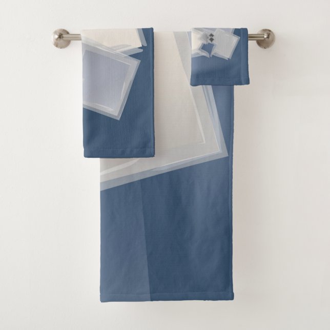 Conjunto De Toalhas Quadrados Fibonacci Rolling (Insitu)