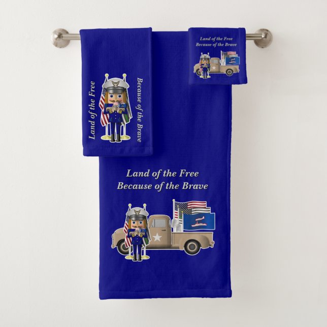 Conjunto De Toalhas Quebra-cabeça Guarda costeira com pequeno caminhão (Insitu)