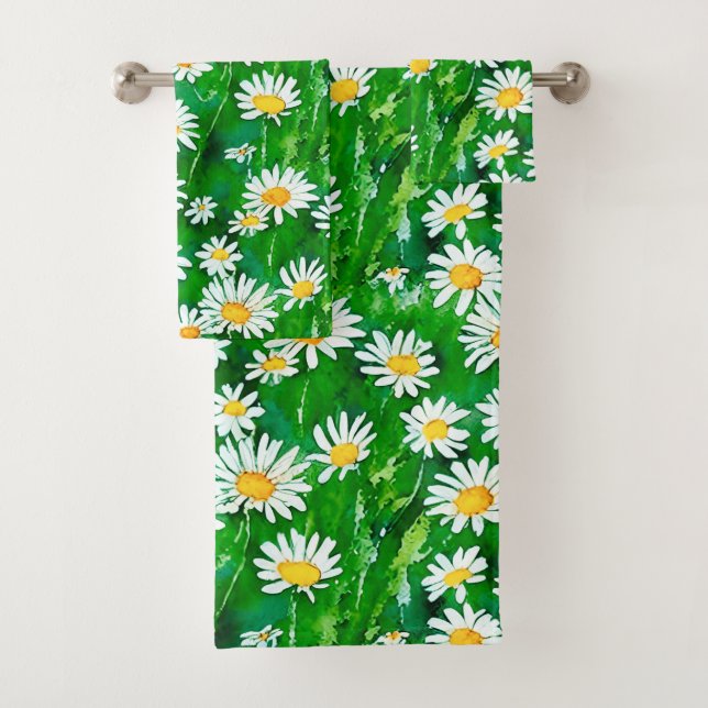 Conjunto De Toalhas Quebra d'água em um Campo Verde (Insitu)