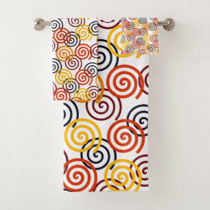 Conjunto De Toalhas Queda de espirais