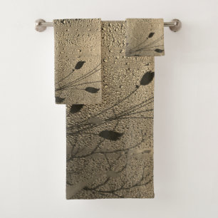 Conjunto De Toalhas Quedas de guisado de bronze