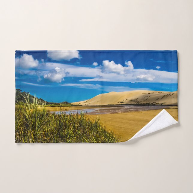 Conjunto De Toalhas Quickand stream perto de 90-Mile Beach, Nova Zelân (Toalha de mão)