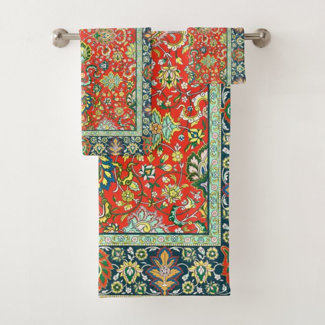 Conjunto De Toalhas Racinet Pattrn-1 Towel (Insitu)