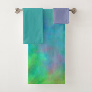 Conjunto De Toalhas Rainbow Clouds Bath