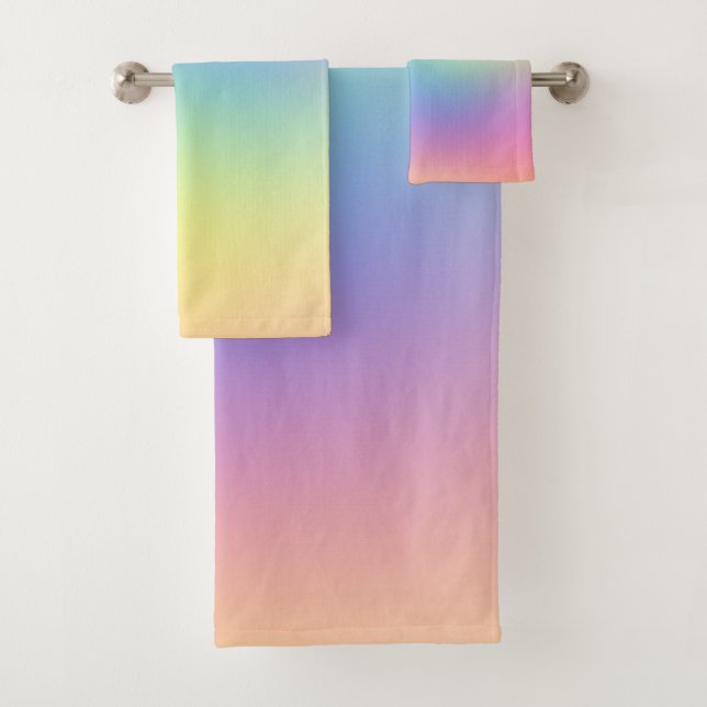 CONJUNTO DE TOALHAS RAINBOW MIST BATHROOM TOWEL SET (Insitu)