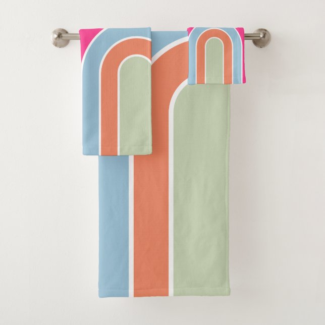 Conjunto De Toalhas Rainbow Pastel Green (Insitu)