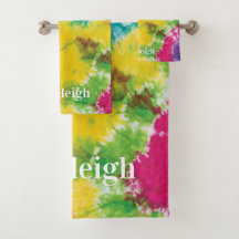 Rainbow Tie Dye Nome personalizado