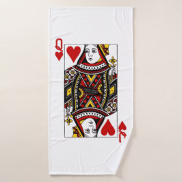 Conjunto De Toalhas Rainha do coração