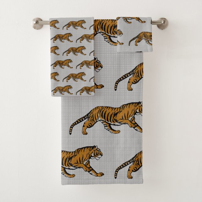 Conjunto De Toalhas Raio! Sou um Tigre! - (Insitu)