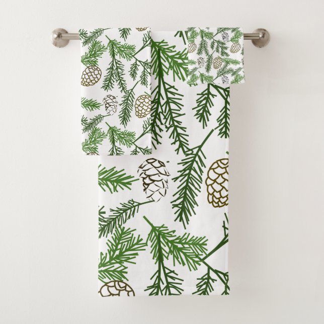 Conjunto De Toalhas Ramificações do pinheiro (Insitu)