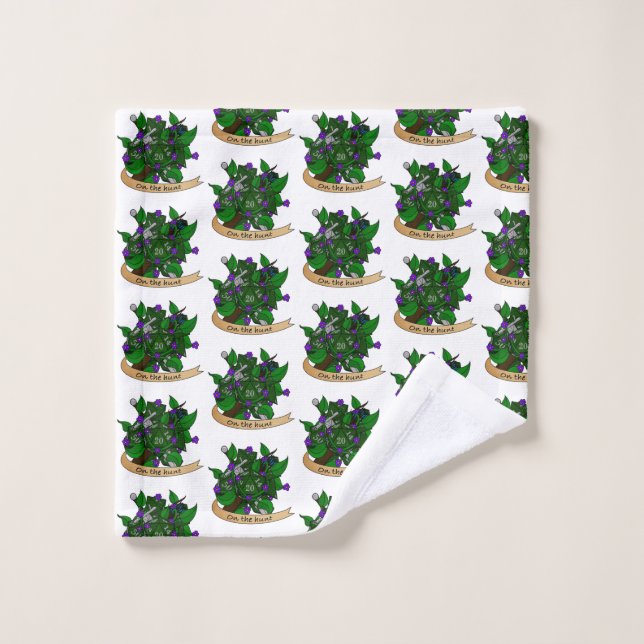 Conjunto De Toalhas Ranger Dice Design (Pano de lavar)