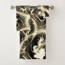 Conjunto De Toalhas Rapto fractal retorcido de AVC luminoso