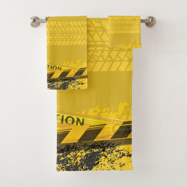 Conjunto De Toalhas Rastreio amarelo da pista (Insitu)