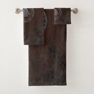 Conjunto De Toalhas Raven Valknut Design 