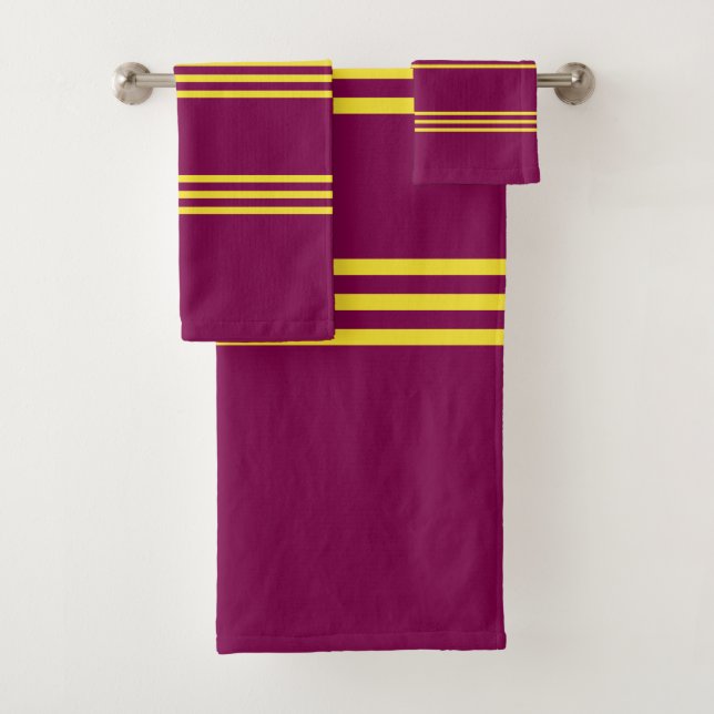 Conjunto De Toalhas Red and Yellow Towel (Insitu)