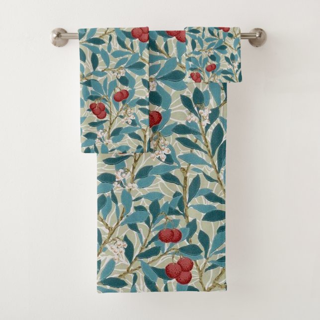 Conjunto De Toalhas Redberry Tree, William Morris (Insitu)