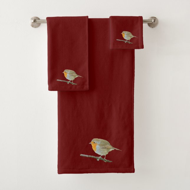 Conjunto de Toalhas Redbreast Robin (Insitu)