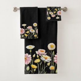 Conjunto De Toalhas Reflexos Florais