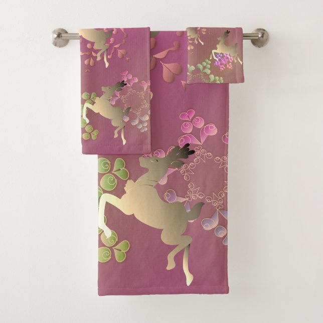 Conjunto De Toalhas Reindeer e Snowflakes (Insitu)