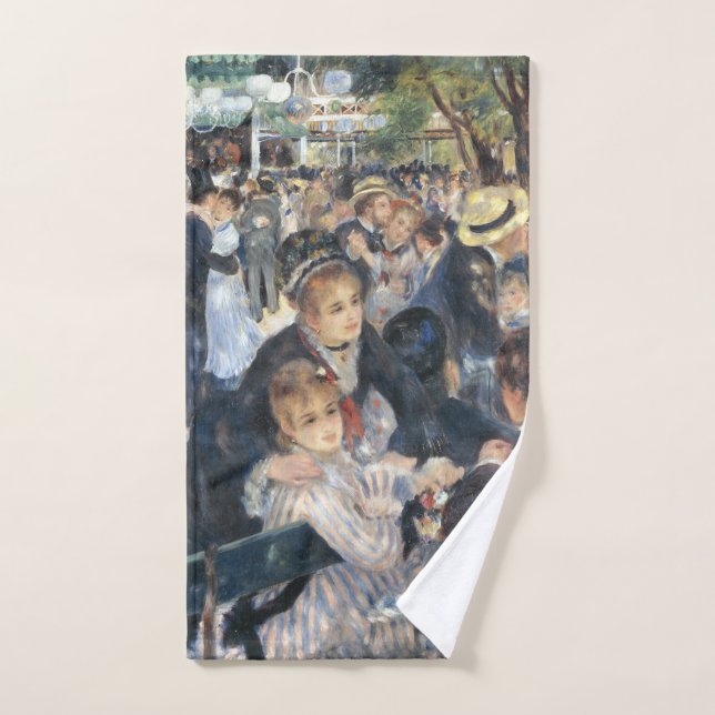 Conjunto De Toalhas Renoir Dança no Moulin de la Galette Vintage (Toalha de mão)