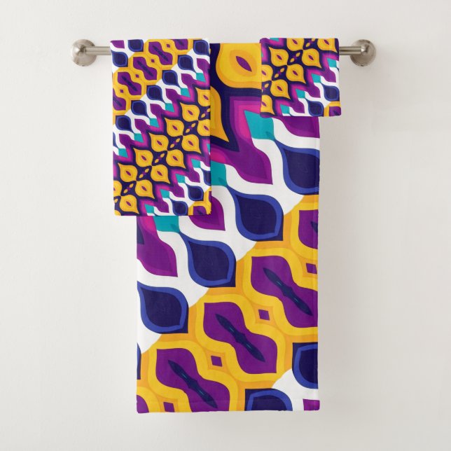 Conjunto De Toalhas Repetição da chama do Sunset (Insitu)