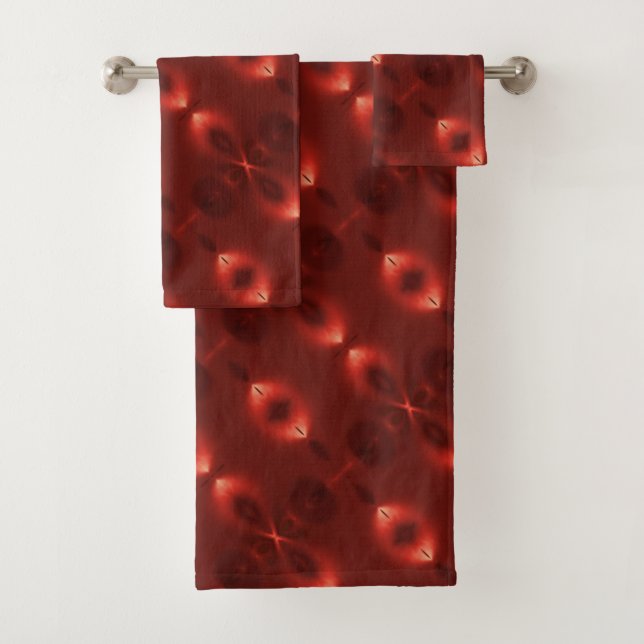 Conjunto De Toalhas Repetição do "símbolo infinito" oval de gradiente  (Insitu)