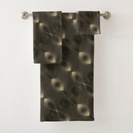 Conjunto De Toalhas Repetição palatável de "símbolo infinito" oval, se