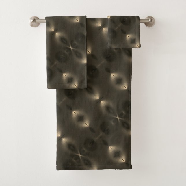 Conjunto De Toalhas Repetição palatável de "símbolo infinito" oval, se (Insitu)