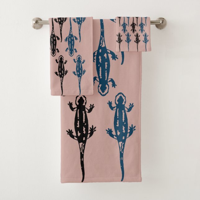 Conjunto De Toalhas Répteis do Sudoeste Salamander Lizard Towers (Insitu)