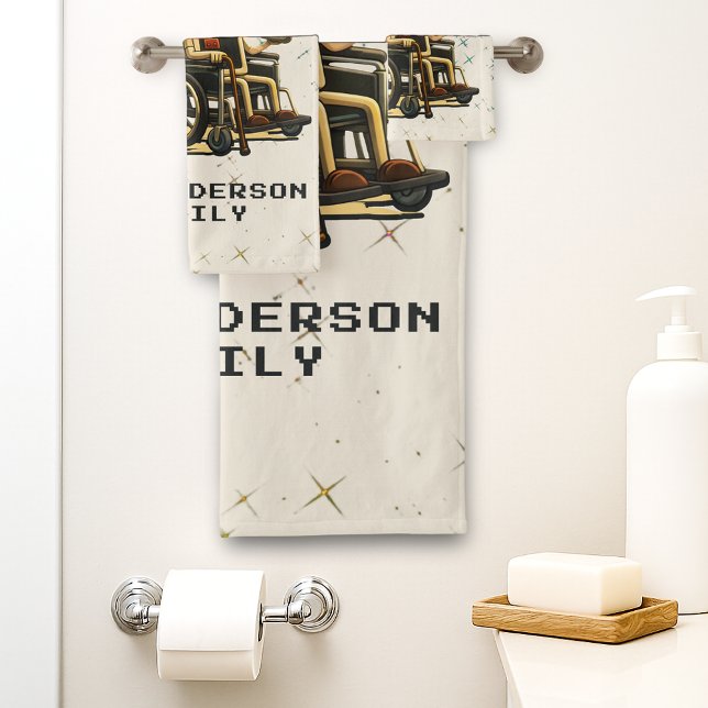 Conjunto De Toalhas Respect Your Elders Gaming Control Retro Funny (Criador carregado)