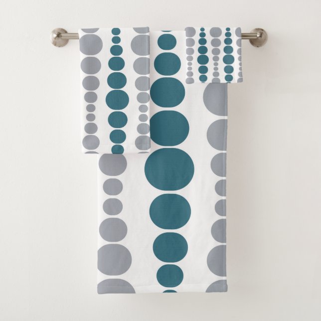 Conjunto De Toalhas Retângulos Modernos  (Insitu)