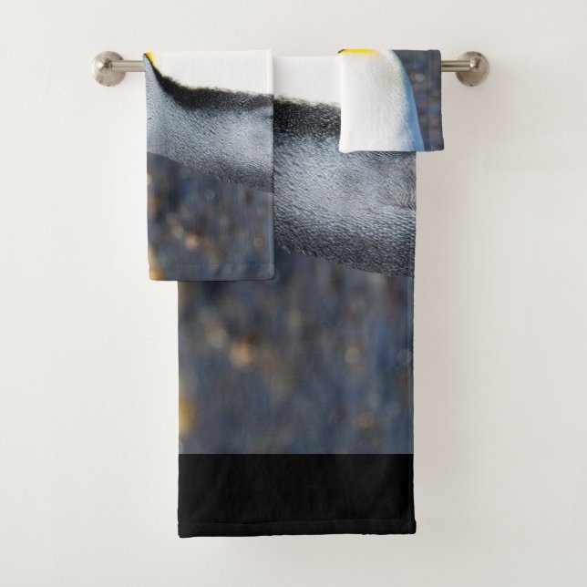 Conjunto De Toalhas Retrato de pinguim (Insitu)