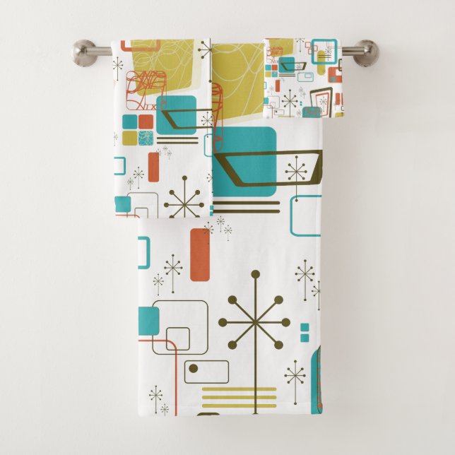 Conjunto De Toalhas Retro clássico (Insitu)