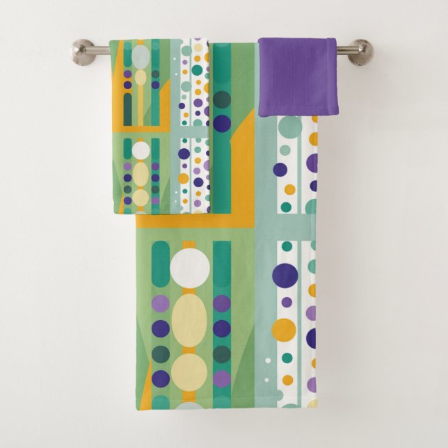 Conjunto De Toalhas Retro: Liliana (Insitu)