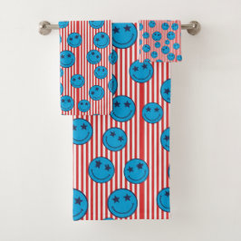 Conjunto De Toalhas Retro Patriota