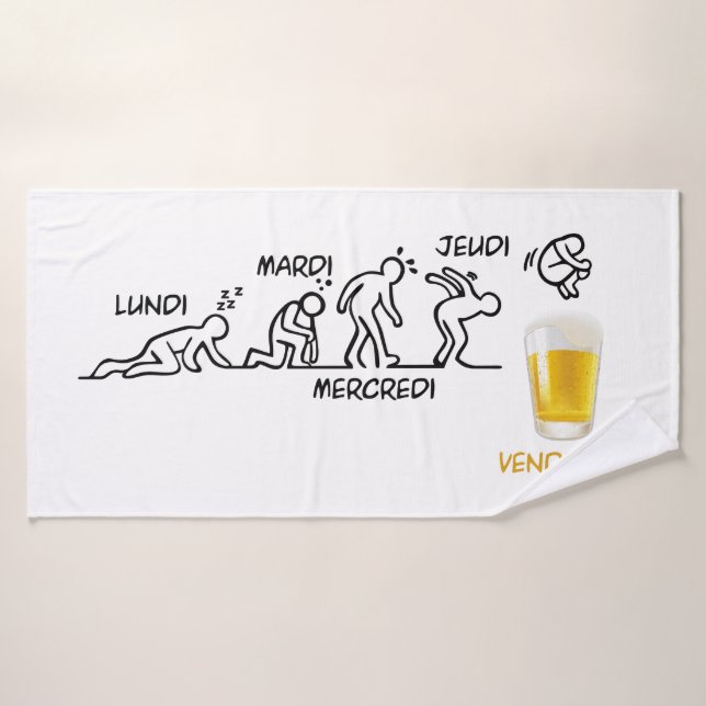 Conjunto De Toalhas Revolução da cerveja (Toalha de Banho)