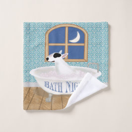 Conjunto De Toalhas Rex: TV Terrier Bath Night Bath Set